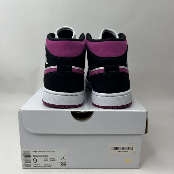 Nike Shoes Air Jordan 1 Retro Mid WMNS “Cactus Flower” 2023 - Picture 4 of 5